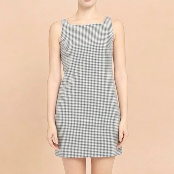 THEORY
Square-Neck Check Dress size 0 - Picture 1 of 13